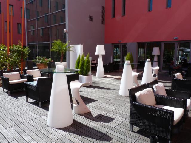 Le patio du Radisson Blu Blagnac