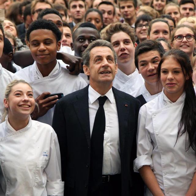 Photo publiée sur le compte twitter de Nicolas Sarkozy.