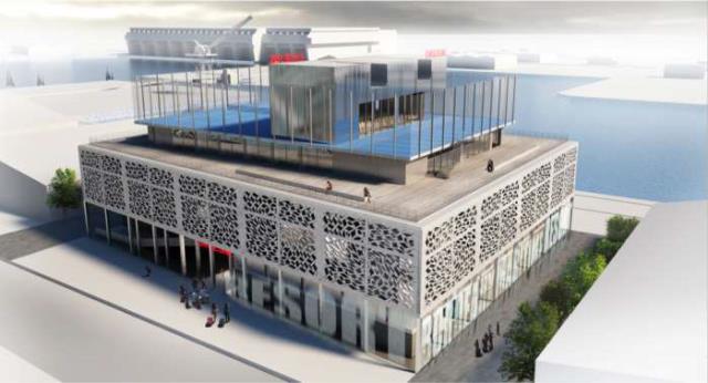 Le futur hôtel Radisson Blu de Bordeaux