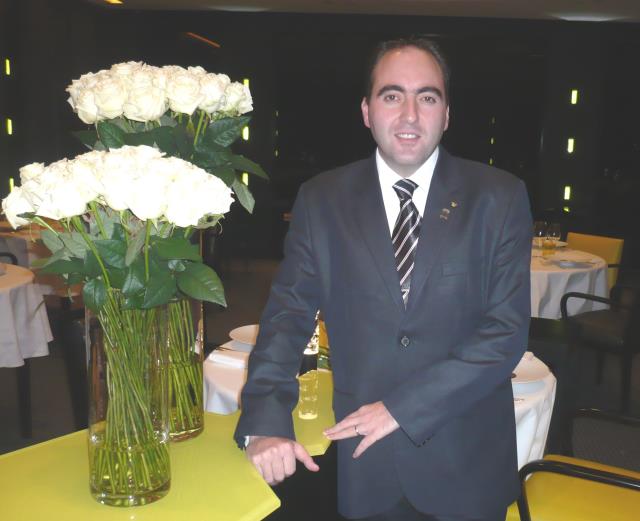 Michael Bouvier, directeur de salle du restaurant La Pyramide à Vienne ().