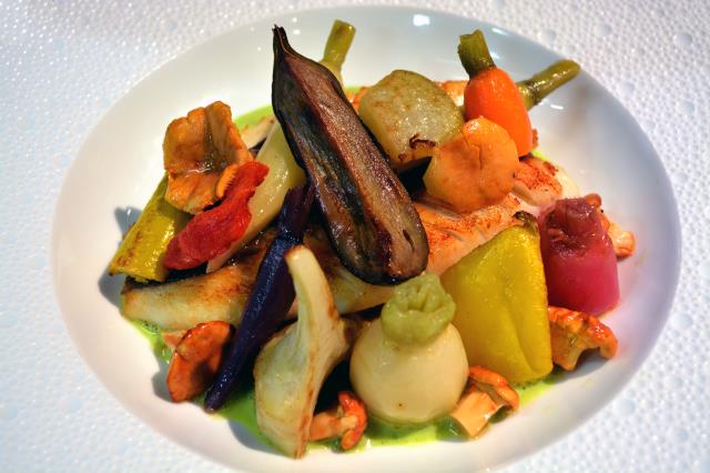 Saint-Pierre et légumes au persil