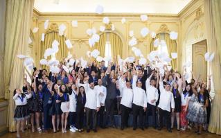 Remises des diplômes 2015 Le Cordon Bleu Paris avec le chef Denis Rippa.