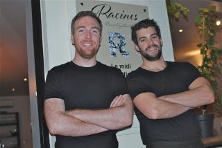 Le succès de Racine tient à une alchimie parfaite entre le chef cuisinier Daniel Gallacher ( à...
