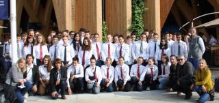 La classe de seconde STHR à Milan, le 12 octobre.