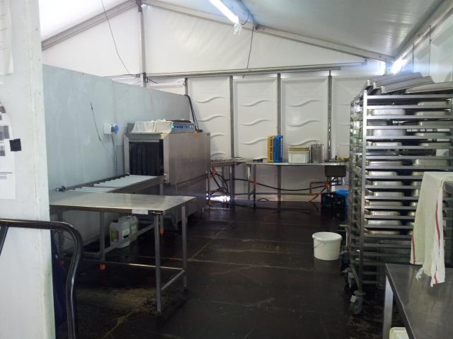 L'espace laverie.