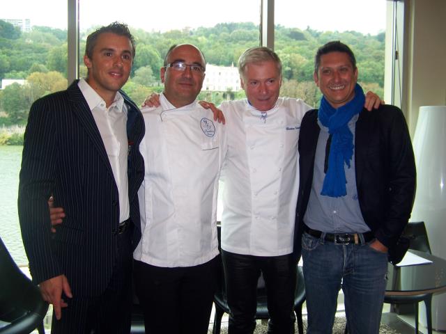De gauche à droite, Frédéric Sartou, Franck Sucillon, Christian Têtedoie et Stéphane Fioc.