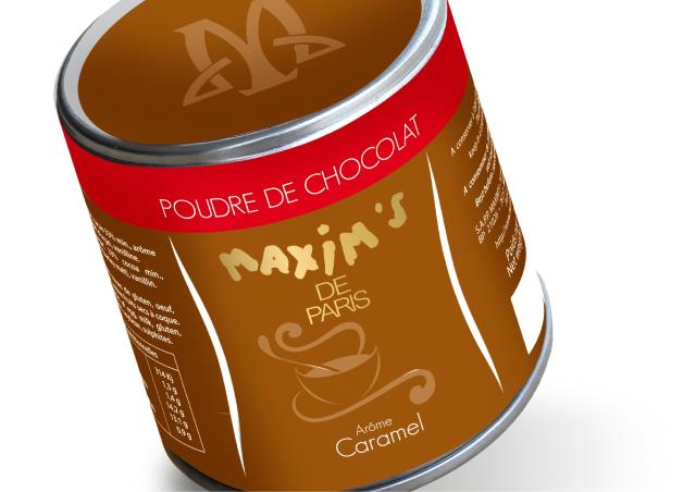 Poudres de chocolat.