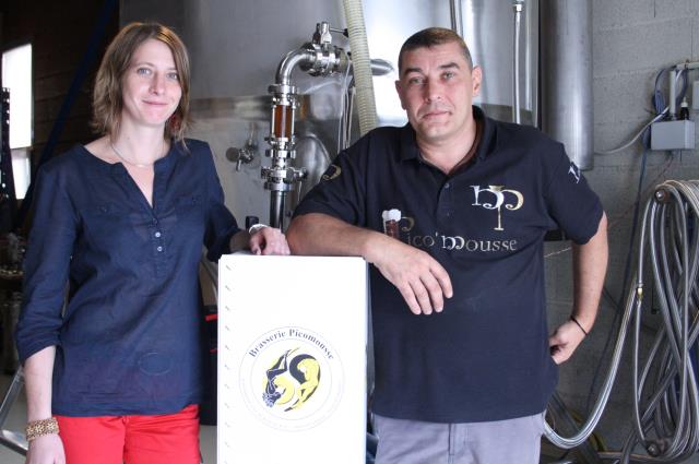 Estelle Marty et Lionel Bailly, des bières et limonades artisanales pour le CHR aussi.