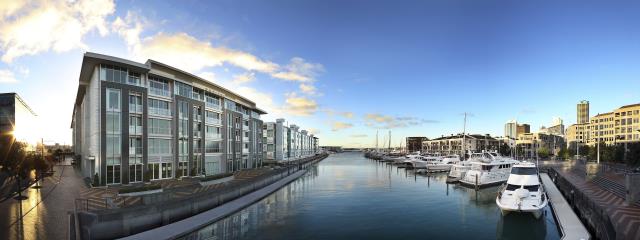 Sofitel Auckland Viaduct Harbour, de l'extèrieur.