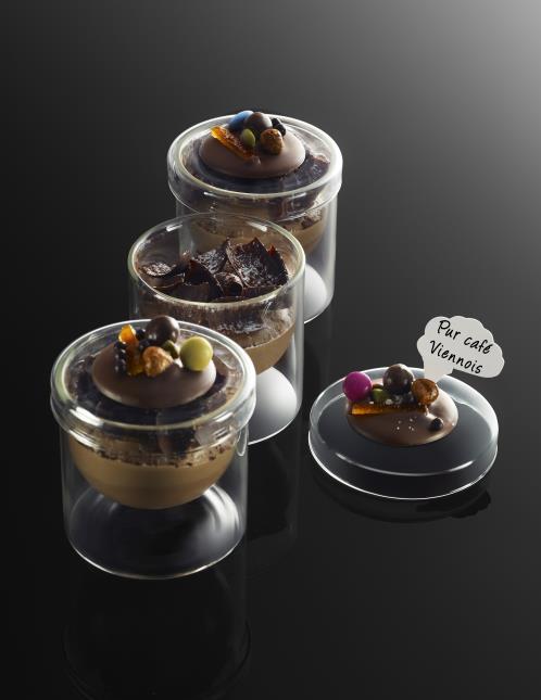 Verrine pur café viennois.