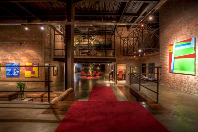 Le lobby de l'Art Hotel Medellin