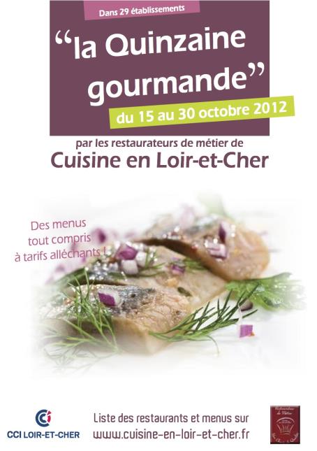 L'affiche de la quinzaine gourmande