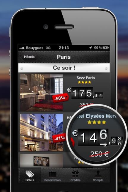 L'application VeryLastRoom