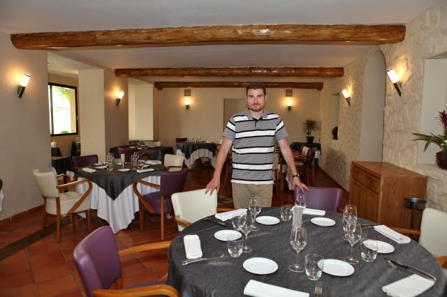 David Soulier a donné une vraie personnalité à la salle de son restaurant.