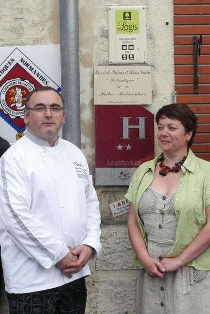 Olivier et Patricia Valette, les propriétaires de l'hôtel Le Montligeon.