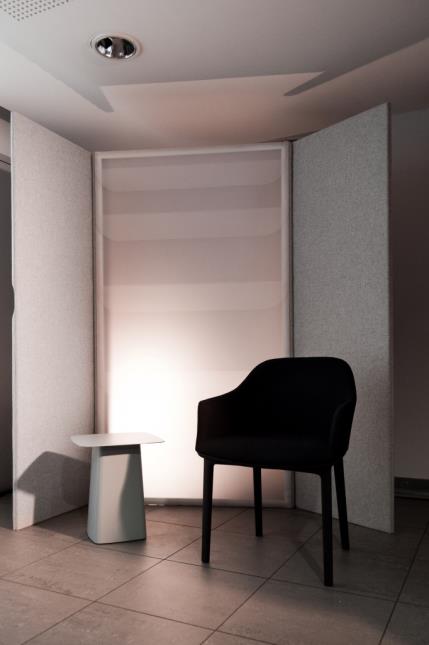 Le paravent contemporain pour l'hôtellerie internationale de l'équipe 'Tryptique'.