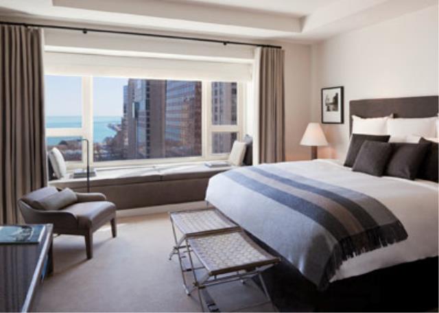 La chambre de la suite Bottega Veneta.
