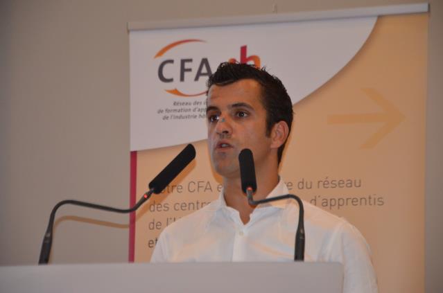 Grégoy Hulin, responsable Formation/Emploi du Synhorcat est venu présenté le prochain permis de former.