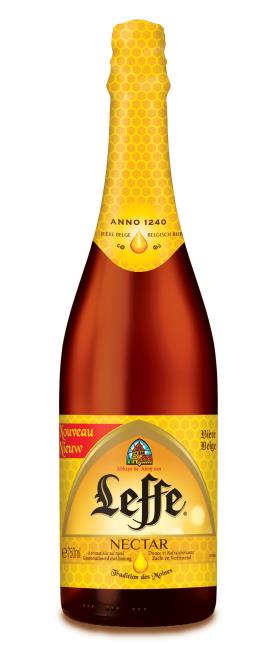La nouvelle Leffe Nectar existe en bouteille 75 cl type champenoise.