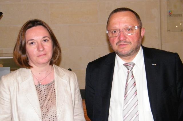 Anne-Marie Barat, vice-présidente et Gilles Augereau, président de Touraine Hôtels
