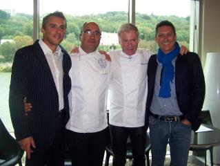 De gauche à droite, Frédéric Sartou, Franck Sucillon, Christian Têtedoie et Stéphane Fioc.