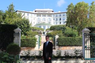 Mickaël Lamothe, en stage au Grand Hôtel du Cap Ferrat