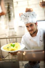 Michael Prosperi, originaire d'une famille italienne de restaurateurs, est aux fourneaux