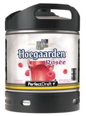 La Hoegaarden rosée à la pression sera disponible mi-juin.
