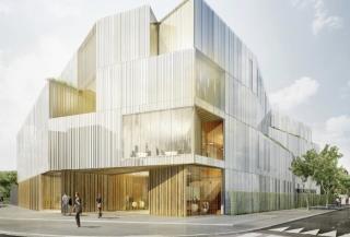Vue d'architecte du futur établissement qui ouvrira ses portes à la rentrée 2013.