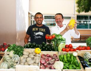 Stéphane Raimbault: des fruits et légumes locaux pour la cantine 'étoilée'