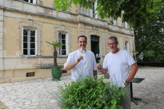 Avec Richard Durand et Christophe Valat, cuisine et vin font très bon ménage au Château Saint...