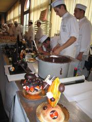 Les chocolatiers du CFA de Muret, de véritables artistes.