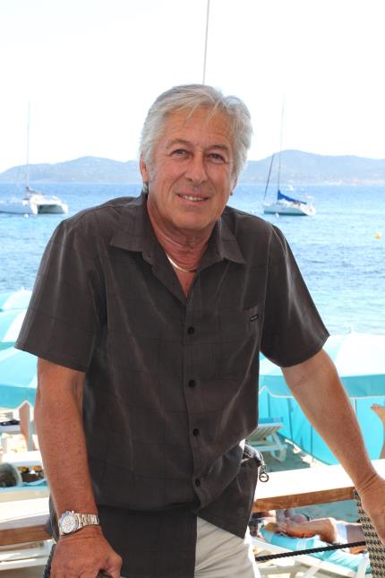 René Colomban, gérant de la plage Blue Beach à Nice (Alpes-Maritimes