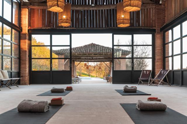 Un nouveau concept d'hôtel dans le Tarn-et-Garonne, l'Ostalas, dédié au mieux-être. le dojo.