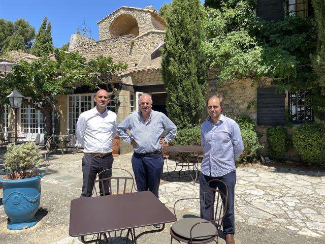 (De g. à dr) Pierre Bréchard Directeur général de Noemys, Pierre Gatignol et Fréderic Morin, actionnaires.