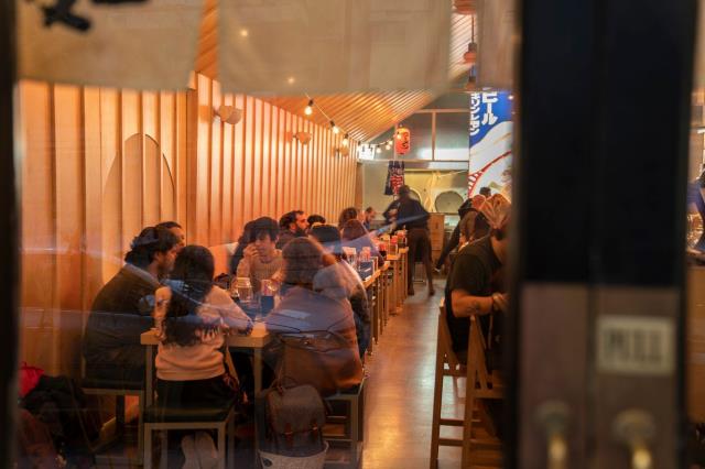 Le restaurant Mententen à Tel Aviv, le 7 mars, jour de la réouverture