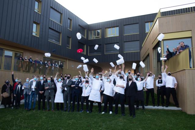 Un moral au beau fixe pour les apprenants après les travaux pratiques avec la Maison Paul Bocuse