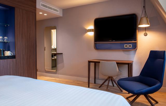 Les 93 chambres et suites du Radisson Blu Rouen Centre sont meublées dans un style scandinave.