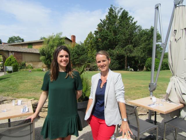 De gauche à droite, Laure Dalloz, directrice générale du domaine du Gouverneur, et Carole Rolland, chargée des ressources humaines.