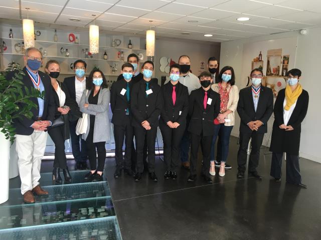 Les candidats et les membres du jury