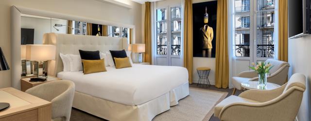 Une Junior suite de l'hôtel Camille Paris Gare de Lyon, Tapestry Collection by Hilton, dont l'ouverture est prévue à l'automne.