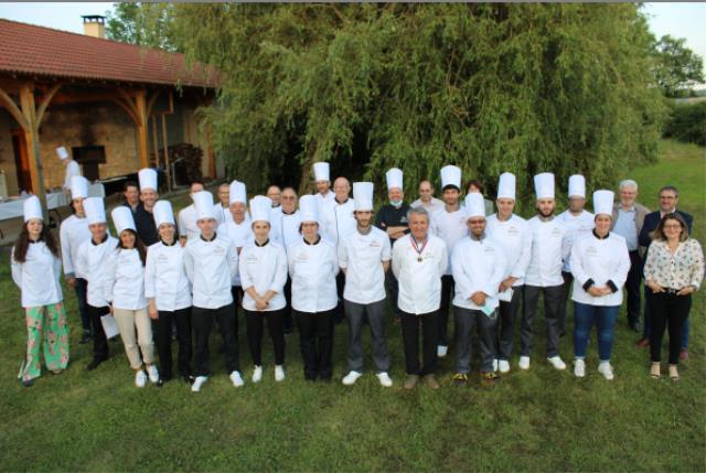 Les candidats et membres du jury du concours de la créativité régionale