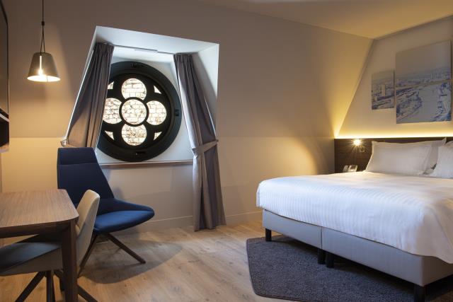 Les 93 chambres et suites du Radisson Blu Rouen Centre sont meublées dans un style scandinave.
