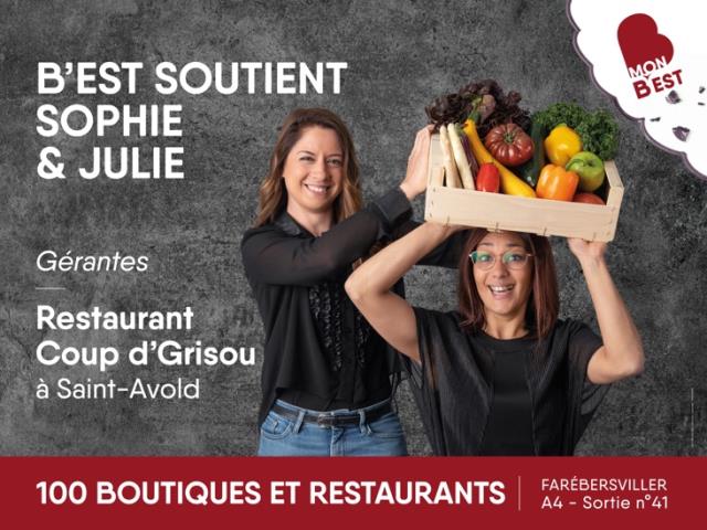 L'une des affiches de la campagne publicitaire organisée par le centre commercial B'est.