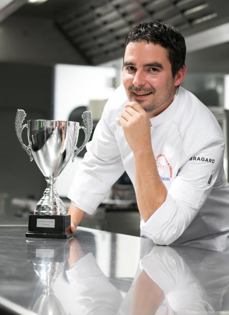John Argaud, lauréat 2017 du Trophée national de cuisine et de pâtisserie.