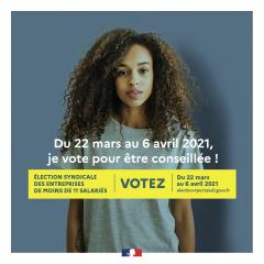 Du 22 mars au 6 avril, votez pour désigner le syndicat qui vous représentera.