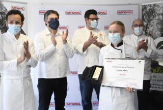 La lauréate du concours Caroline Vallance du lycée hôtelier de Chamalières