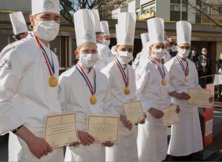 les 5 Lauréats du Concours National des Meilleurs Apprentis de France Charcutiers