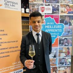 Jean-Baptiste Jeannet médaille d'Or Régionale MAF 2021 Sommellerie