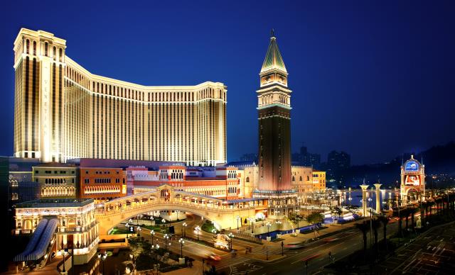 Le Venetian, l'un des grands complexes hôteliers du groupe Sands à Macao.